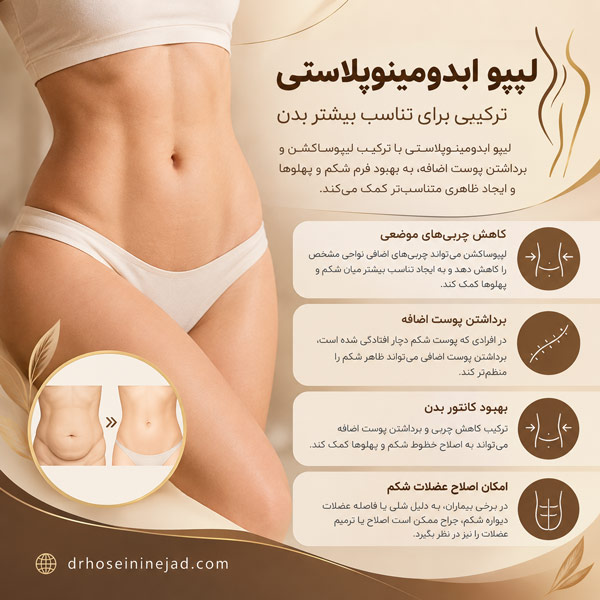 لیپو ابدومینوپلاستی - دکتر حسینی نژاد